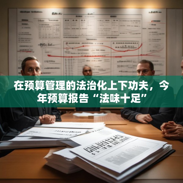 在预算管理的法治化上下功夫，今年预算报告“法味十足”