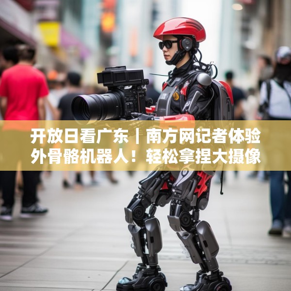 开放日看广东｜南方网记者体验外骨骼机器人！轻松拿捏大摄像机