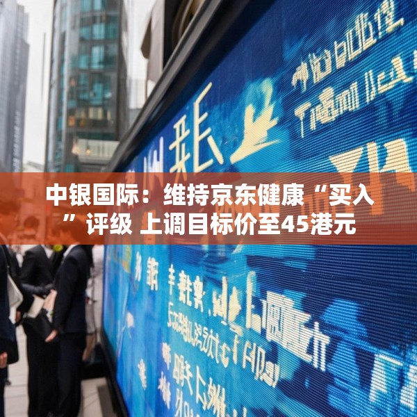 中银国际：维持京东健康“买入”评级 上调目标价至45港元