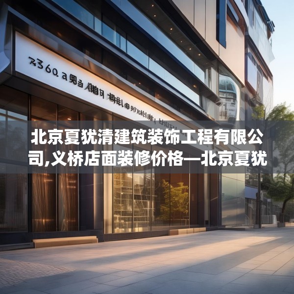 北京夏犹清建筑装饰工程有限公司,义桥店面装修价格—北京夏犹清建筑装饰工程有限公司285.a161b162c165fgy.172fhsg
