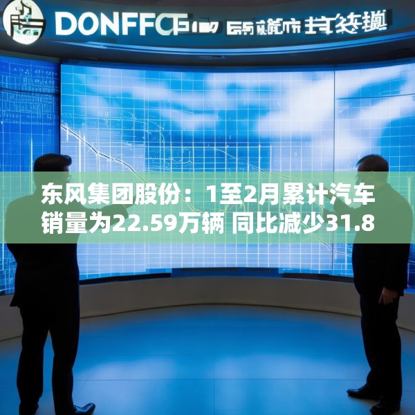 东风集团股份：1至2月累计汽车销量为22.59万辆 同比减少31.8%