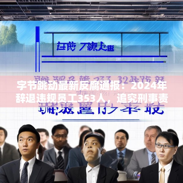 字节跳动最新反腐通报：2024年辞退违规员工353人，追究刑事责任39人