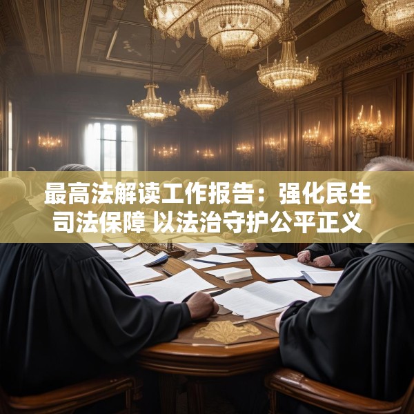 最高法解读工作报告：强化民生司法保障 以法治守护公平正义
