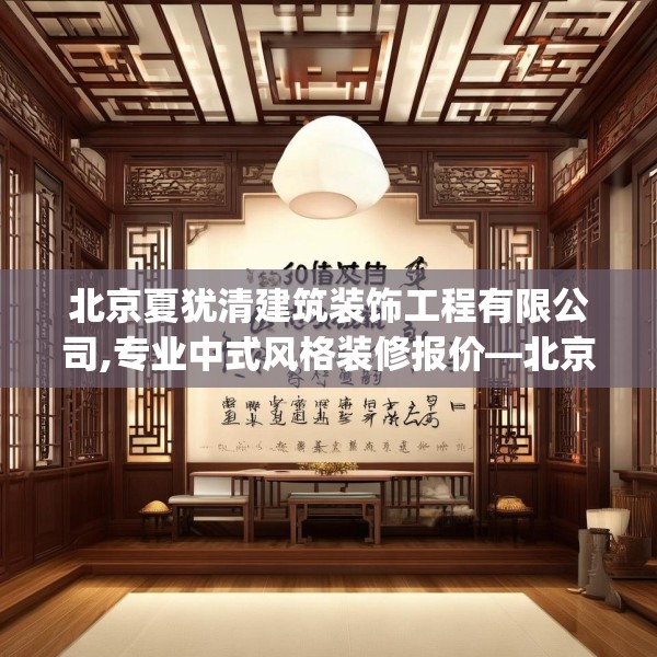 北京夏犹清建筑装饰工程有限公司,专业中式风格装修报价—北京夏犹清建筑装饰工程有限公司303.a179b180c183fgy.190fhsg
