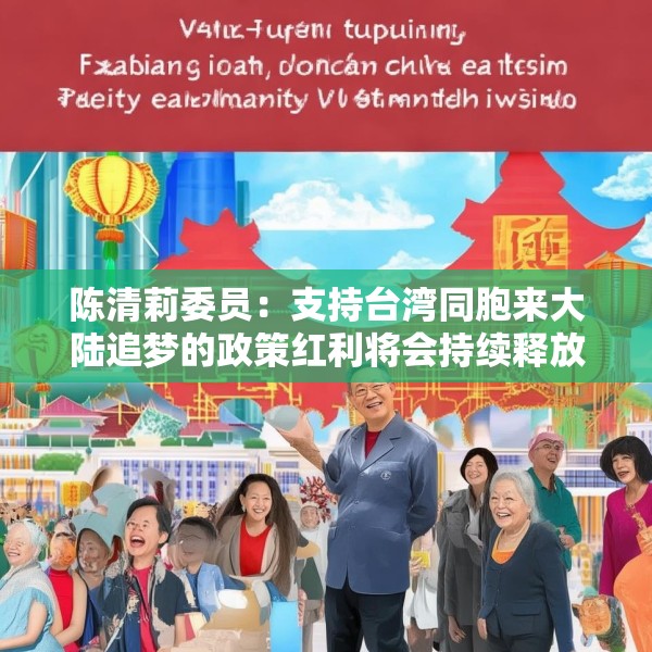 陈清莉委员：支持台湾同胞来大陆追梦的政策红利将会持续释放