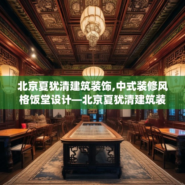 北京夏犹清建筑装饰,中式装修风格饭堂设计—北京夏犹清建筑装饰536.a412b413c416fgy.423xczxv