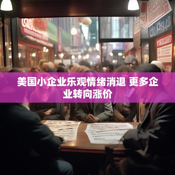美国小企业乐观情绪消退 更多企业转向涨价