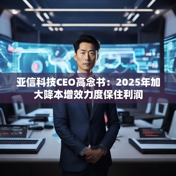亚信科技CEO高念书：2025年加大降本增效力度保住利润