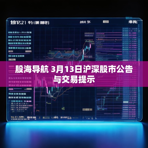 股海导航 3月13日沪深股市公告与交易提示