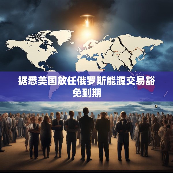 据悉美国放任俄罗斯能源交易豁免到期