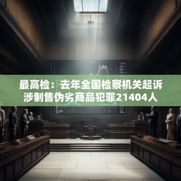 最高检：去年全国检察机关起诉涉制售伪劣商品犯罪21404人