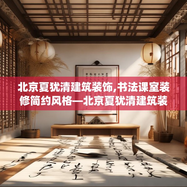 北京夏犹清建筑装饰,书法课室装修简约风格—北京夏犹清建筑装饰328.a204b205c208fgy.215htyj