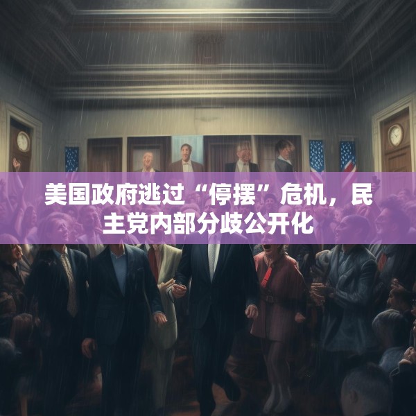 美国政府逃过“停摆”危机，民主党内部分歧公开化
