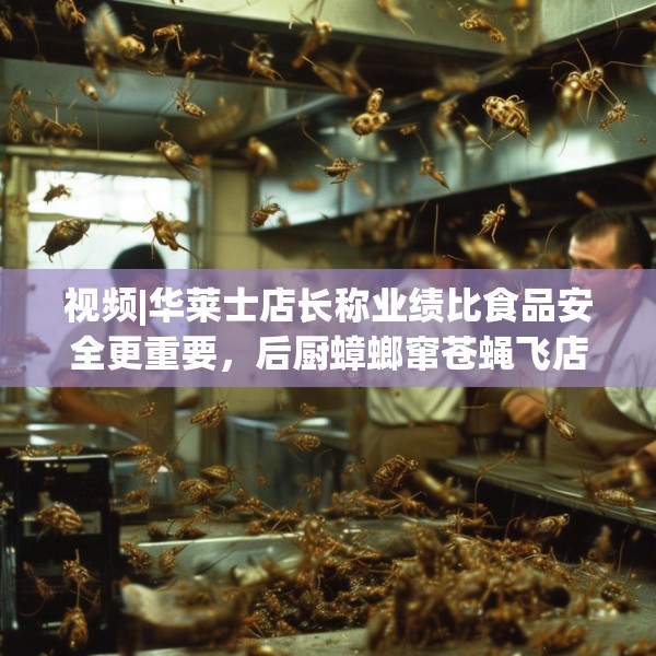 视频|华莱士店长称业绩比食品安全更重要，后厨蟑螂窜苍蝇飞店员漠视