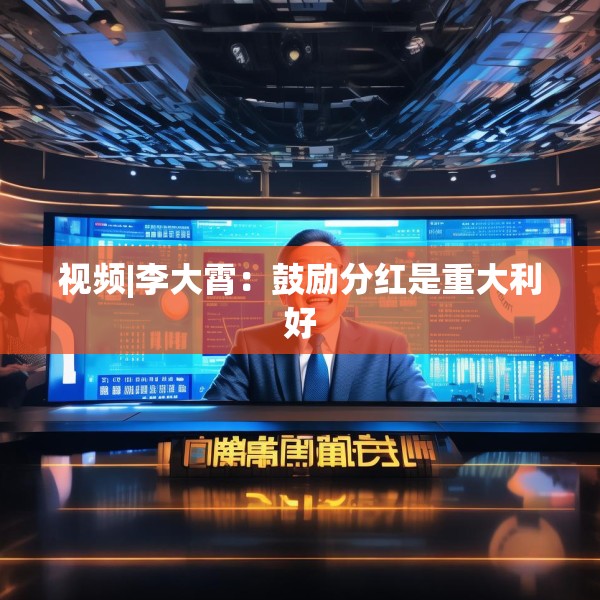 视频|李大霄：鼓励分红是重大利好