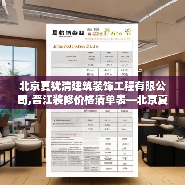 北京夏犹清建筑装饰工程有限公司,晋江装修价格清单表—北京夏犹清建筑装饰工程有限公司456.a332b333c336fgy.343dsfds