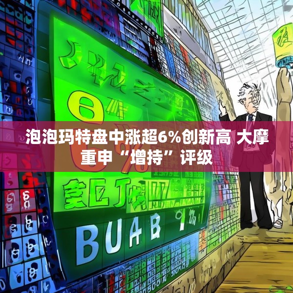 泡泡玛特盘中涨超6%创新高 大摩重申“增持”评级