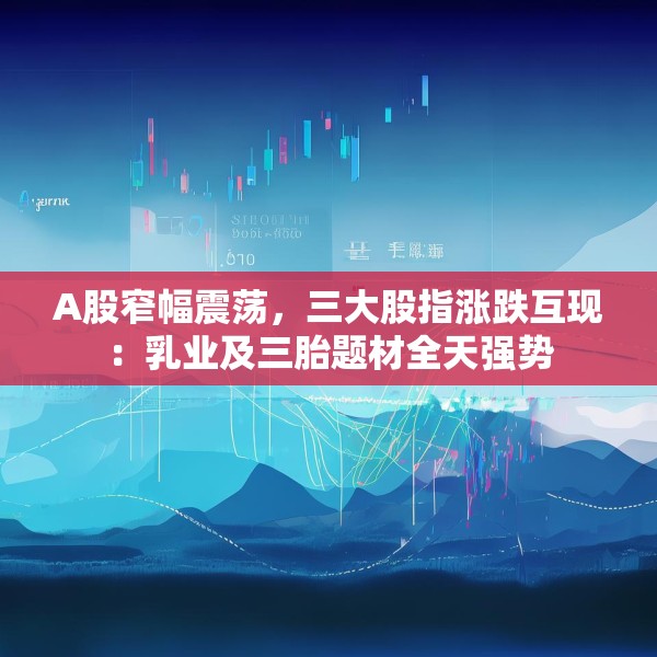 A股窄幅震荡，三大股指涨跌互现：乳业及三胎题材全天强势