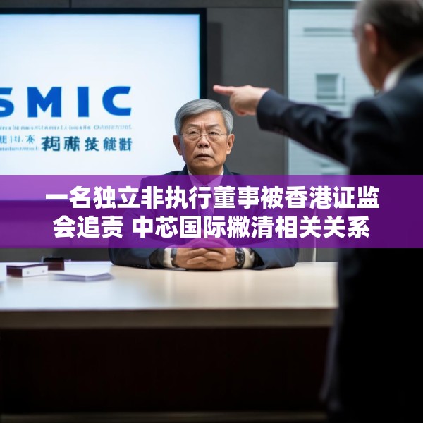 一名独立非执行董事被香港证监会追责 中芯国际撇清相关关系