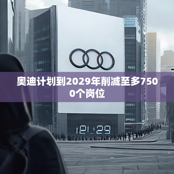 奥迪计划到2029年削减至多7500个岗位