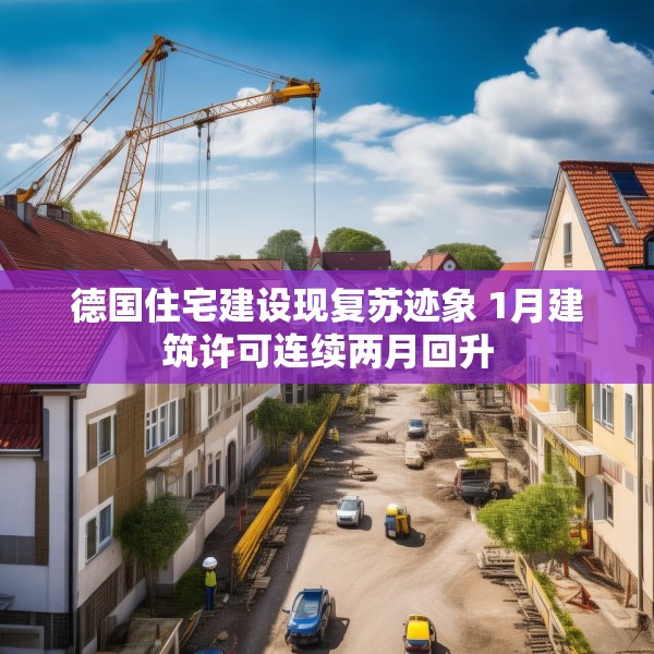 德国住宅建设现复苏迹象 1月建筑许可连续两月回升