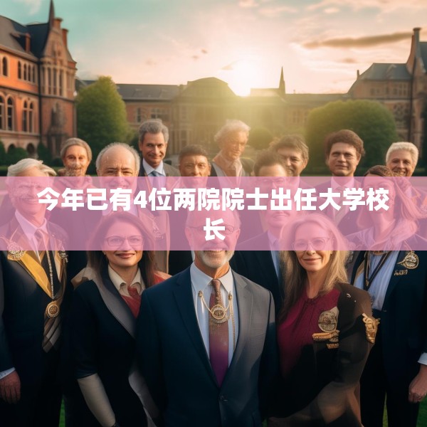 今年已有4位两院院士出任大学校长