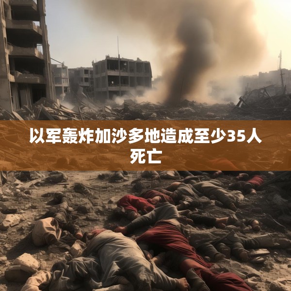 以军轰炸加沙多地造成至少35人死亡