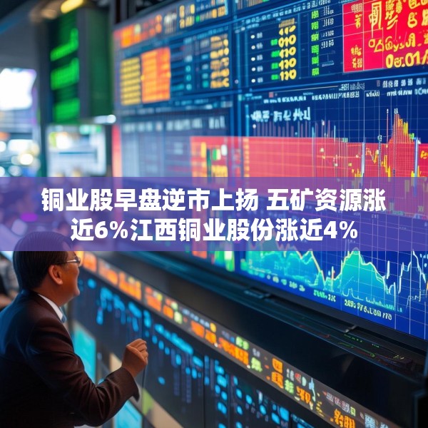 铜业股早盘逆市上扬 五矿资源涨近6%江西铜业股份涨近4%