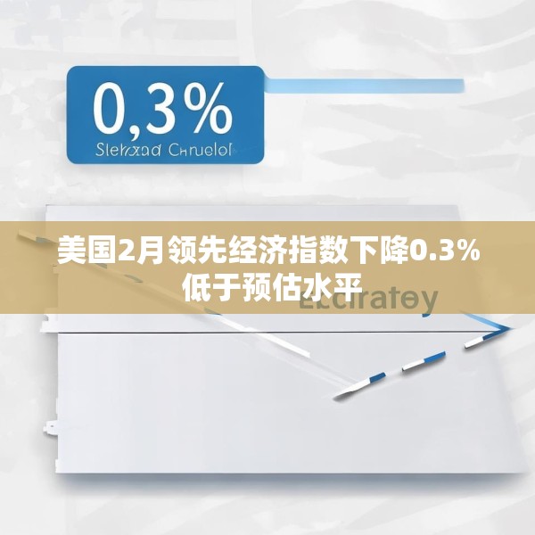 美国2月领先经济指数下降0.3% 低于预估水平