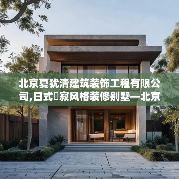 北京夏犹清建筑装饰工程有限公司,日式侘寂风格装修别墅—北京夏犹清建筑装饰工程有限公司384.a260b261c264fgy.271dsfds