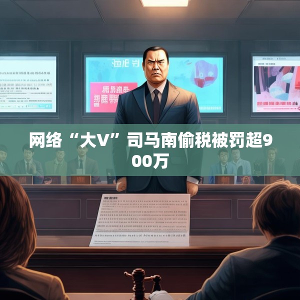 网络“大V”司马南偷税被罚超900万