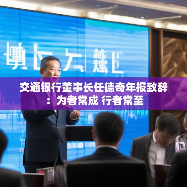 交通银行董事长任德奇年报致辞：为者常成 行者常至