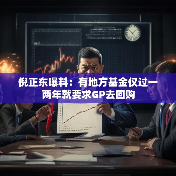 倪正东曝料：有地方基金仅过一两年就要求GP去回购