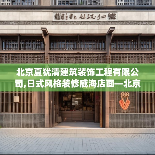 北京夏犹清建筑装饰工程有限公司,日式风格装修威海店面—北京夏犹清建筑装饰工程有限公司127.a3b4c7fgy.14jhhj