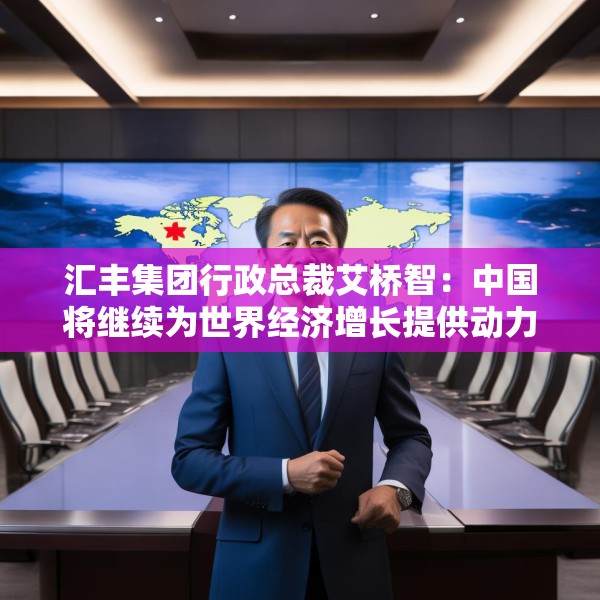 汇丰集团行政总裁艾桥智：中国将继续为世界经济增长提供动力