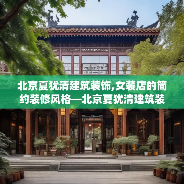 北京夏犹清建筑装饰,女装店的简约装修风格—北京夏犹清建筑装饰442.a318b319c322fgy.329sdA