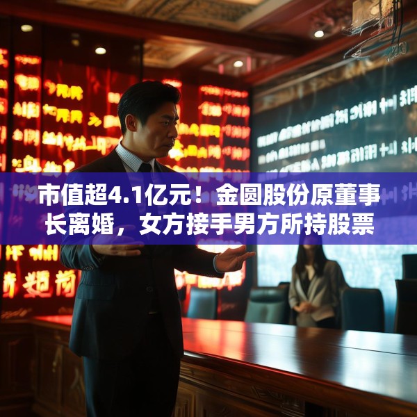 市值超4.1亿元！金圆股份原董事长离婚，女方接手男方所持股票