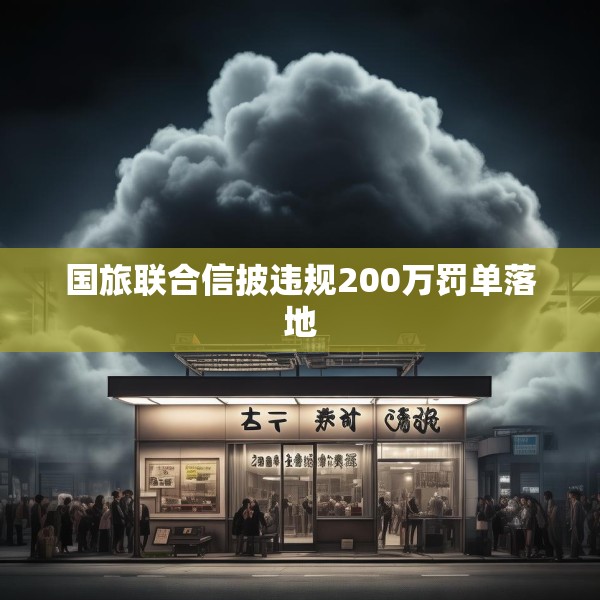 国旅联合信披违规200万罚单落地