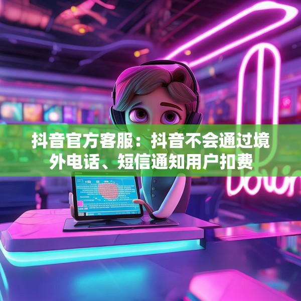 抖音官方客服：抖音不会通过境外电话、短信通知用户扣费
