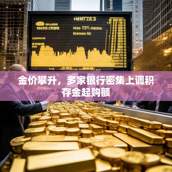 金价攀升，多家银行密集上调积存金起购额