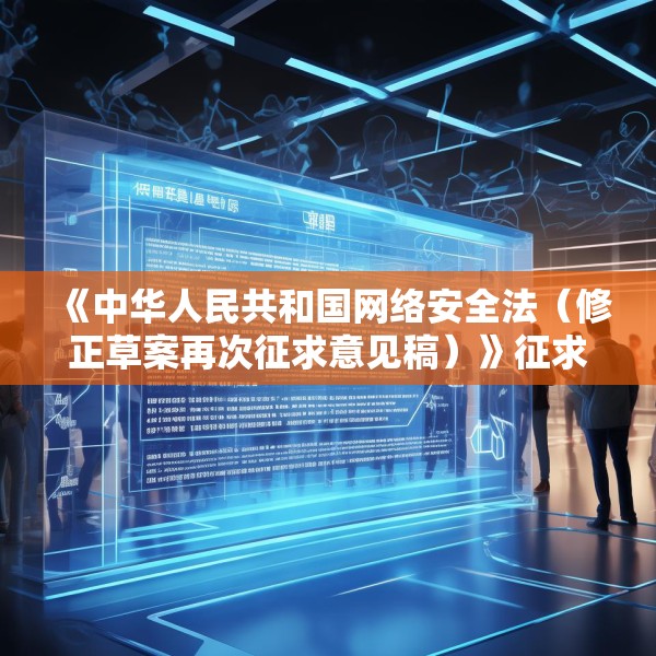 《中华人民共和国网络安全法（修正草案再次征求意见稿）》征求意见
