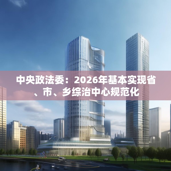 中央政法委：2026年基本实现省、市、乡综治中心规范化