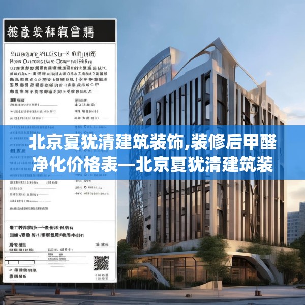 北京夏犹清建筑装饰,装修后甲醛净化价格表—北京夏犹清建筑装饰438.a314b315c318fgy.325dsfds