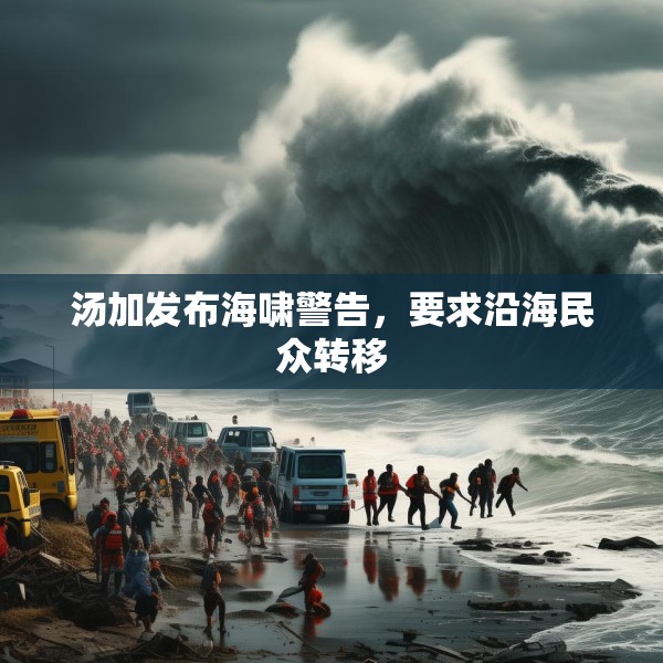 汤加发布海啸警告，要求沿海民众转移