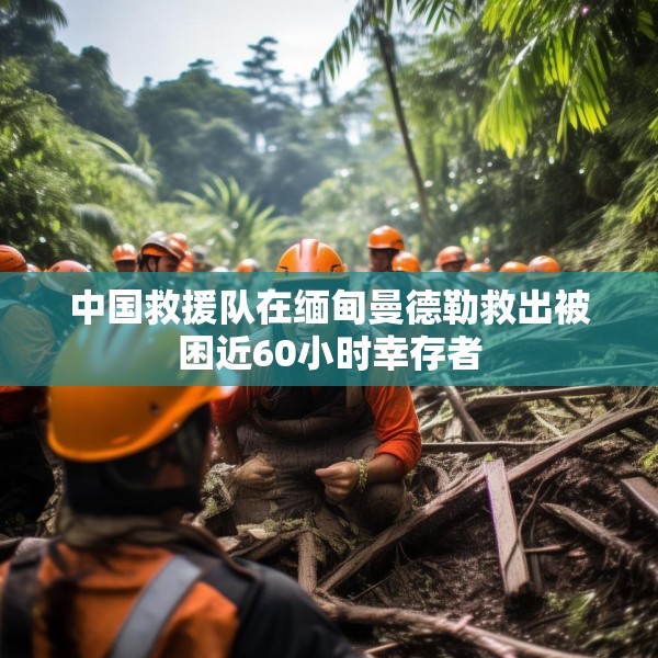 中国救援队在缅甸曼德勒救出被困近60小时幸存者