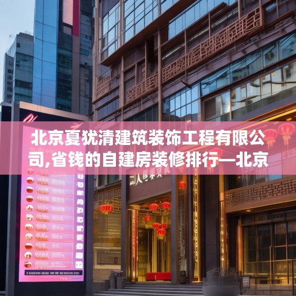 北京夏犹清建筑装饰工程有限公司,省钱的自建房装修排行—北京夏犹清建筑装饰工程有限公司148.a24b25c28fgy.35htyj