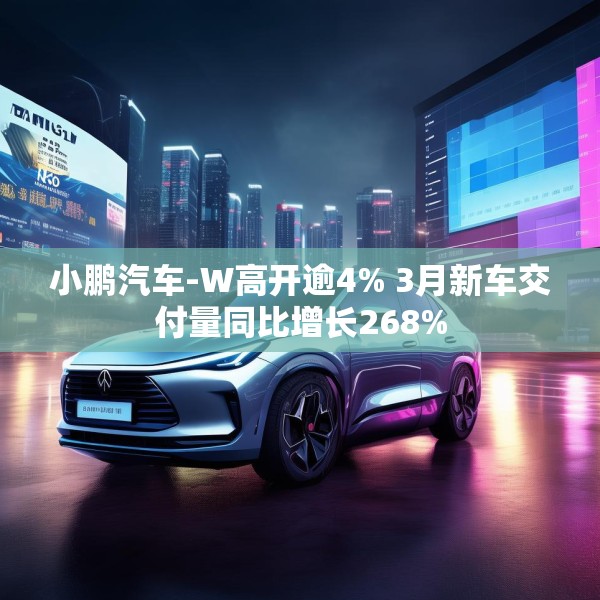 小鹏汽车-W高开逾4% 3月新车交付量同比增长268%