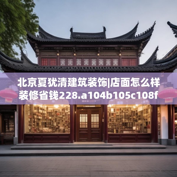 北京夏犹清建筑装饰|店面怎么样装修省钱228.a104b105c108fgy.115lkjl