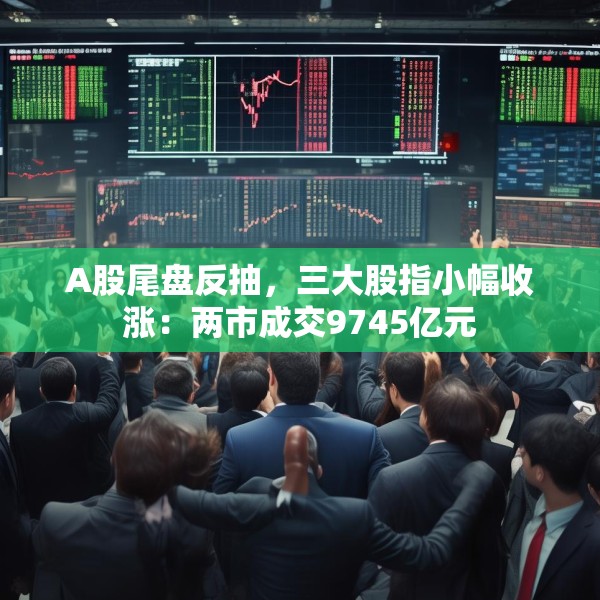 A股尾盘反抽，三大股指小幅收涨：两市成交9745亿元