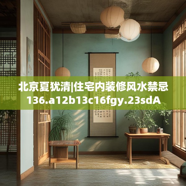 北京夏犹清|住宅内装修风水禁忌136.a12b13c16fgy.23sdA